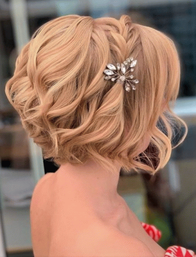 Short Wedding Hairstyles Of course, your wedding 